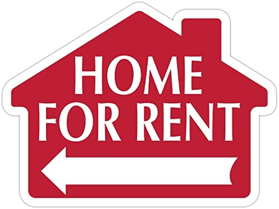 home for rent sign